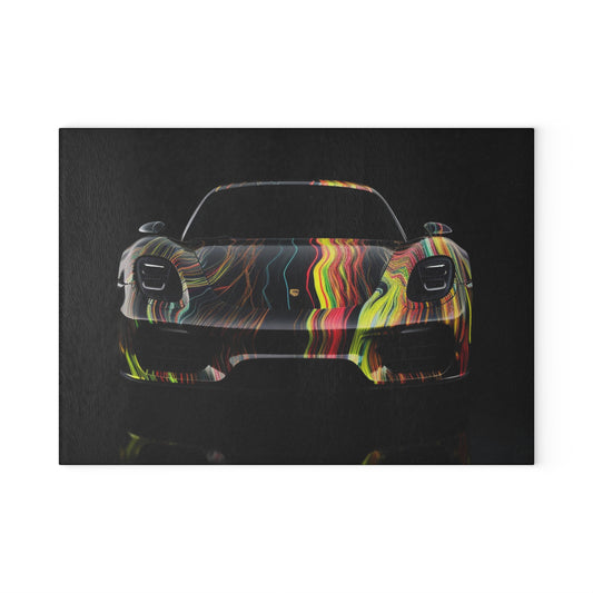 Glass Cutting Board Porsche Line 2