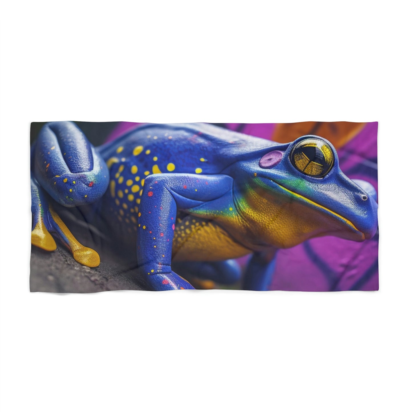 Beach Towel Dart Frog Street Art 2