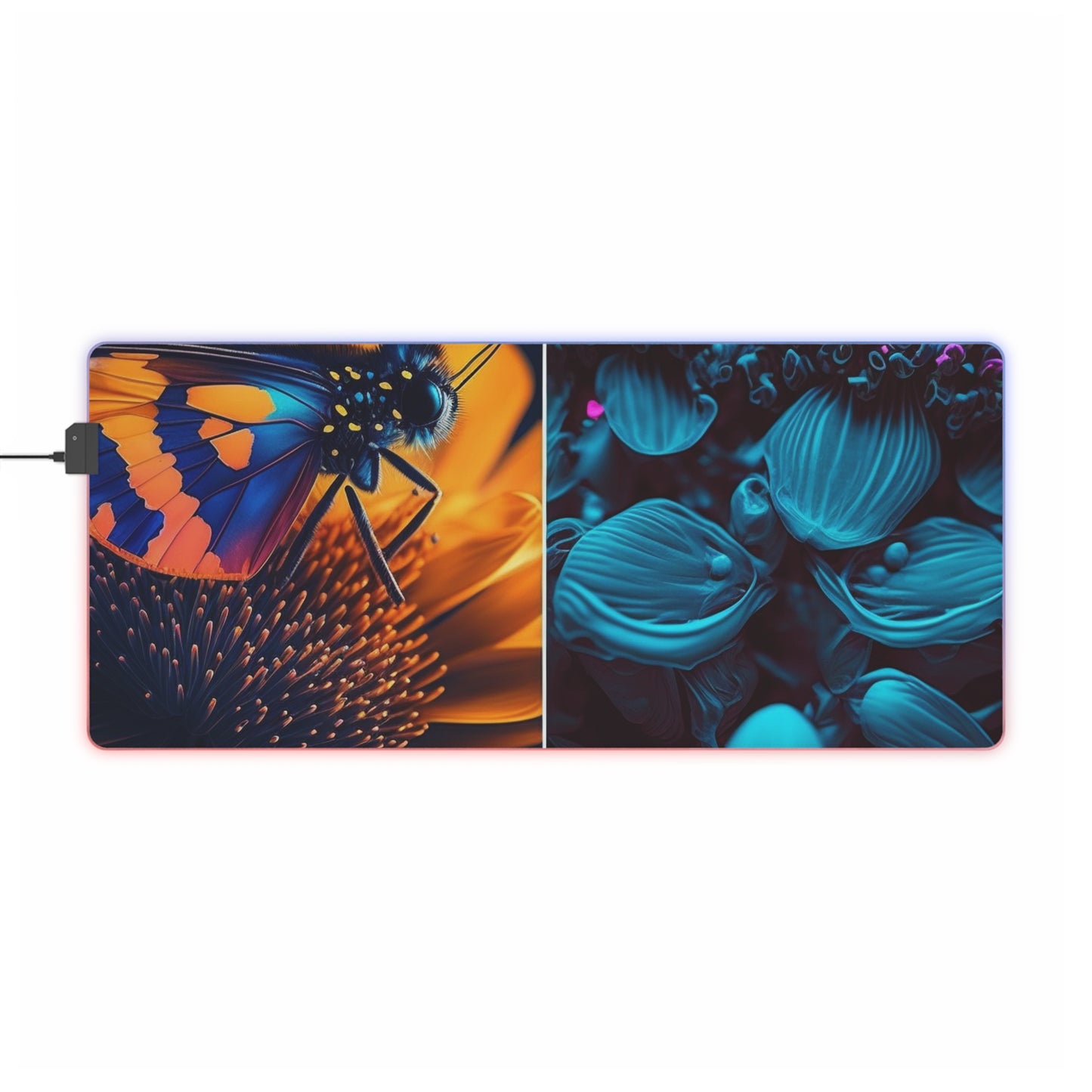 LED Gaming Mouse Pad Macro Reef Florescent 1