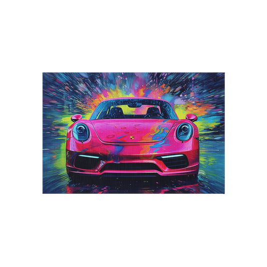 Outdoor Rug  Pink Porsche water fusion 3