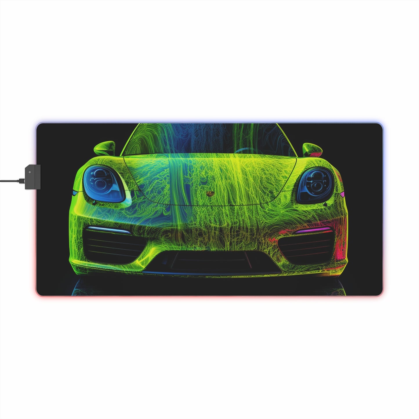 LED Gaming Mouse Pad Porsche Flair 3