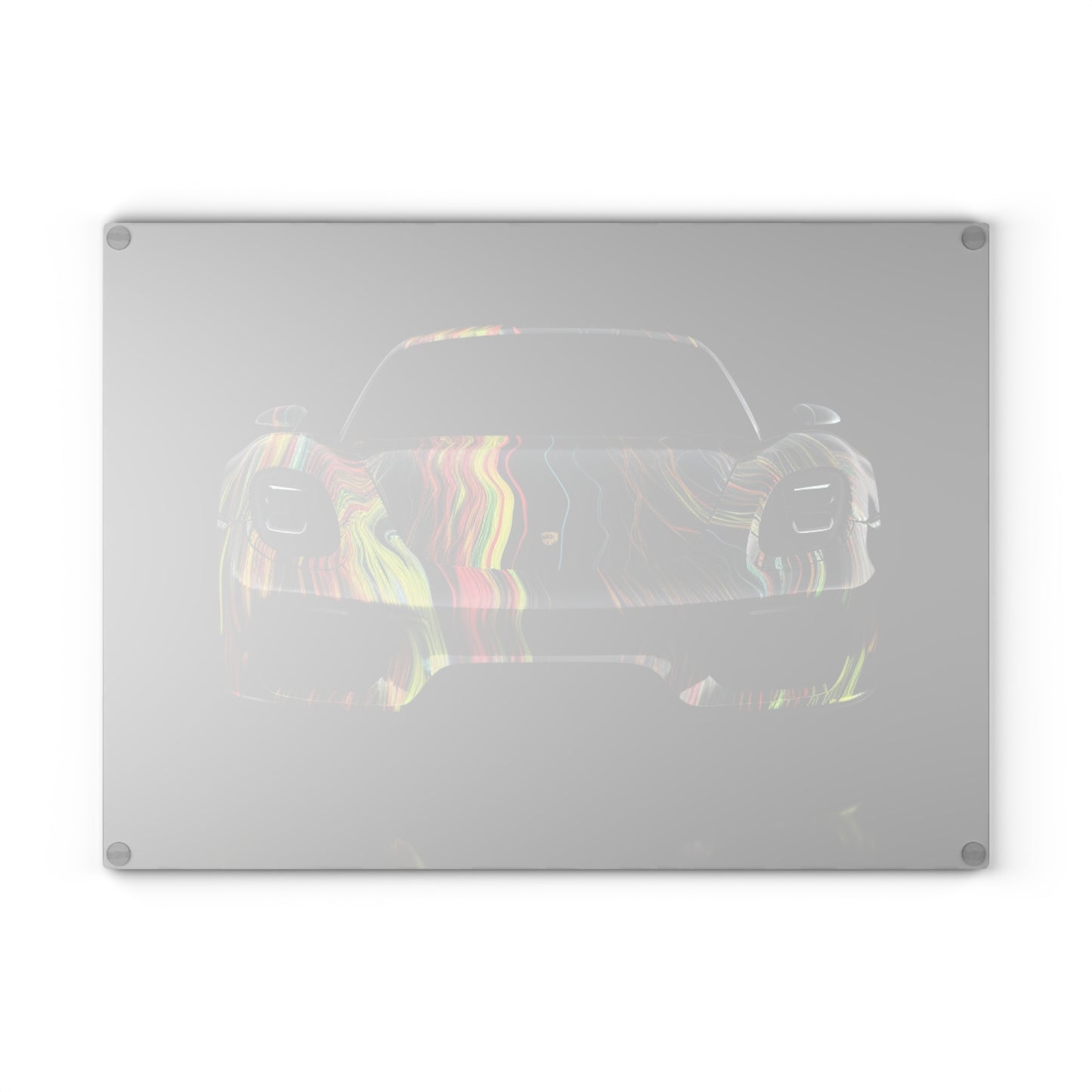 Glass Cutting Board Porsche Line 2