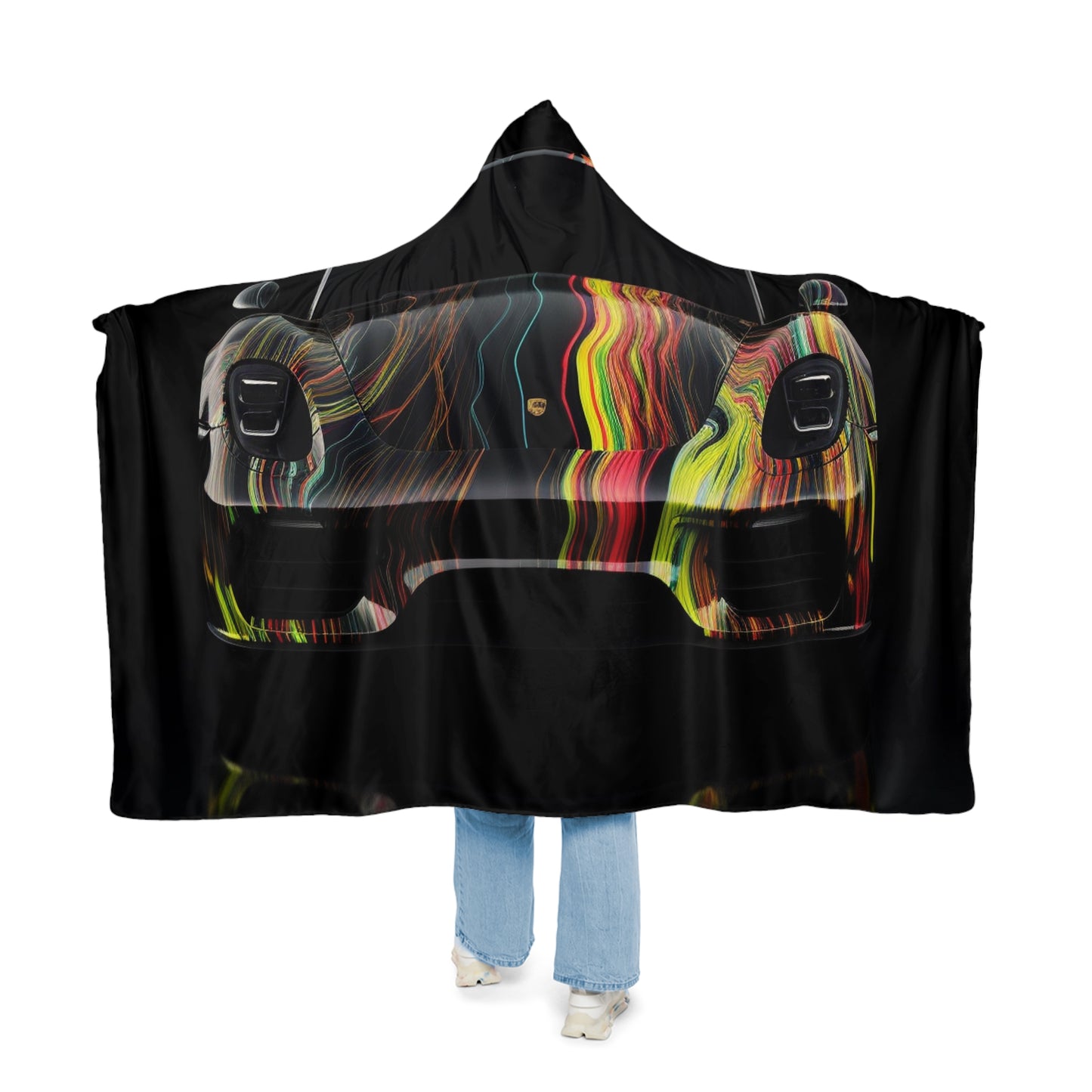 Snuggle Hooded Blanket Porsche Line 2