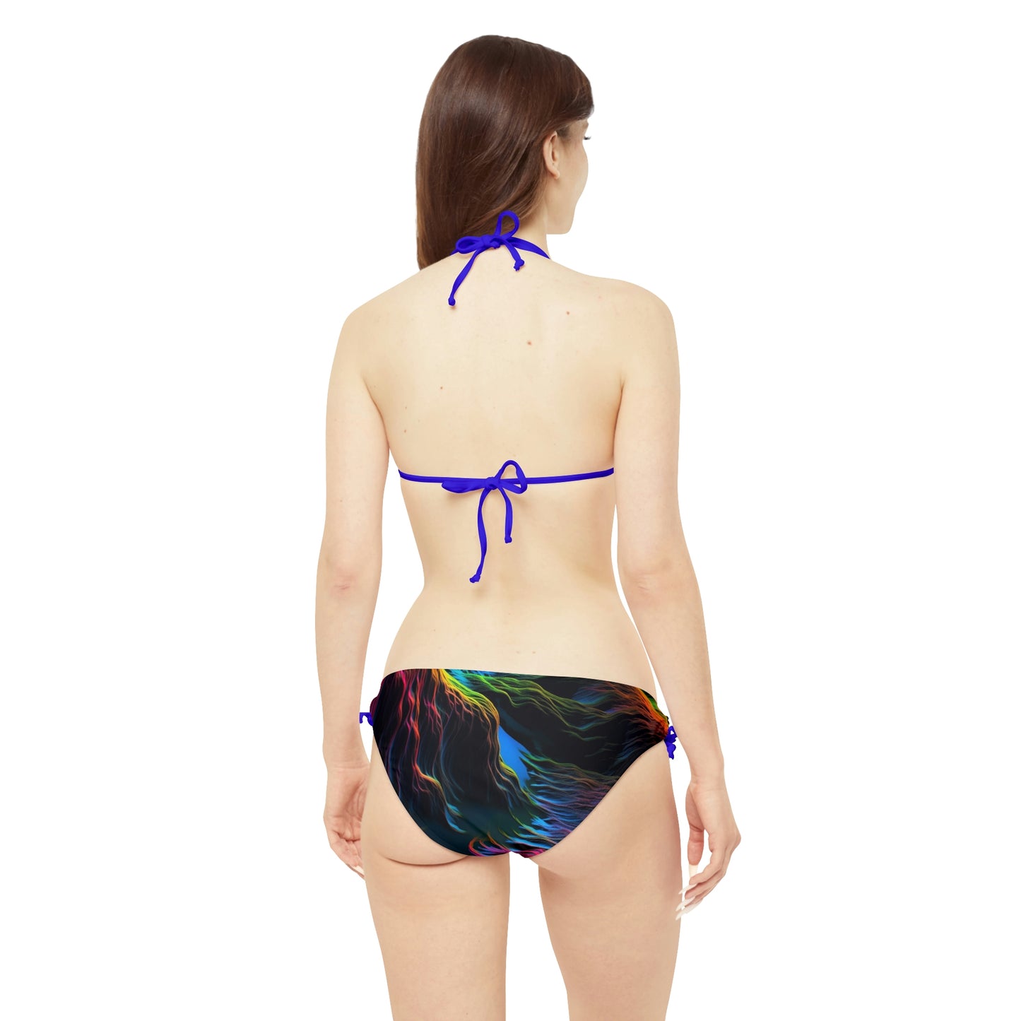 Strappy Bikini Set (AOP) Color Wave 2