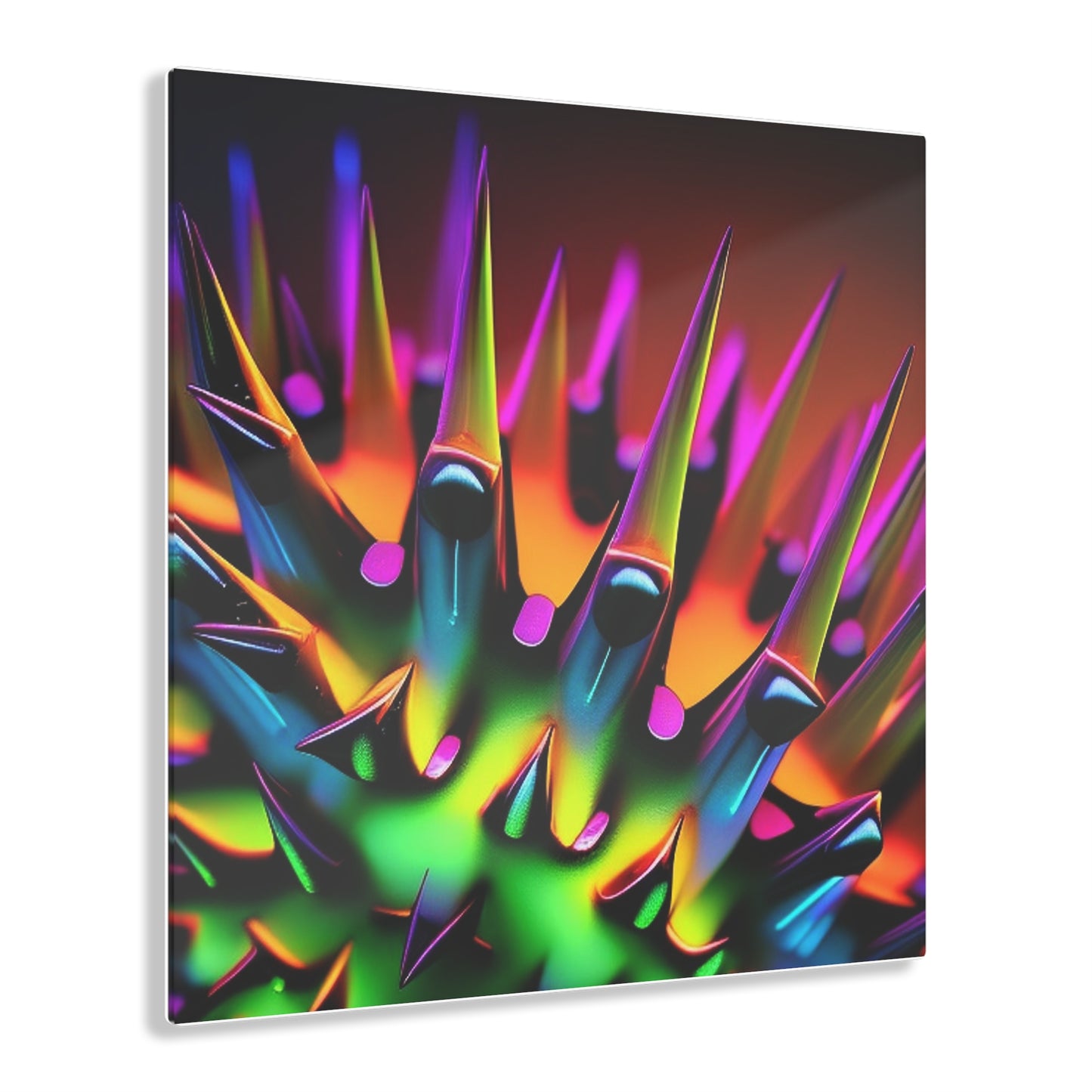 Acrylic Prints Macro Neon Spike 1