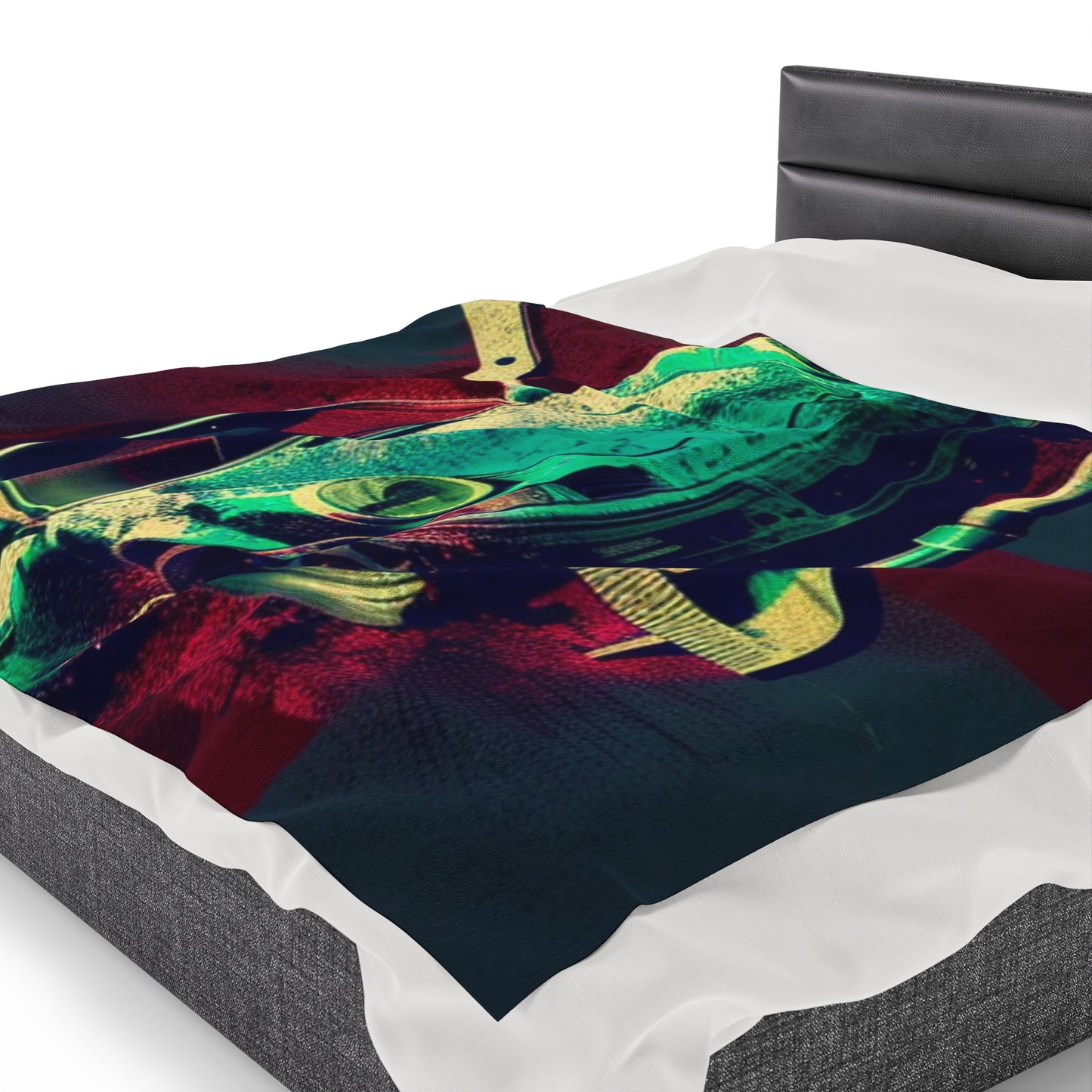 Velveteen Plush Blanket Porsche Abstract 4