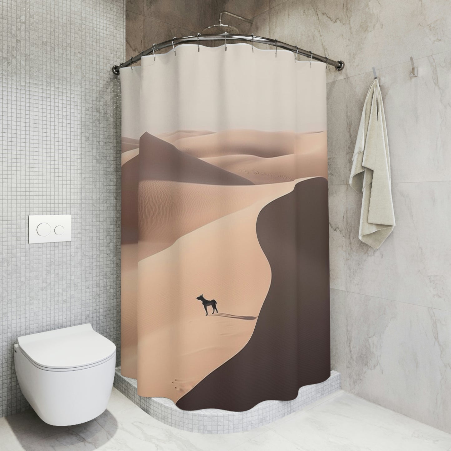 Polyester Shower Curtain desert bliss 1