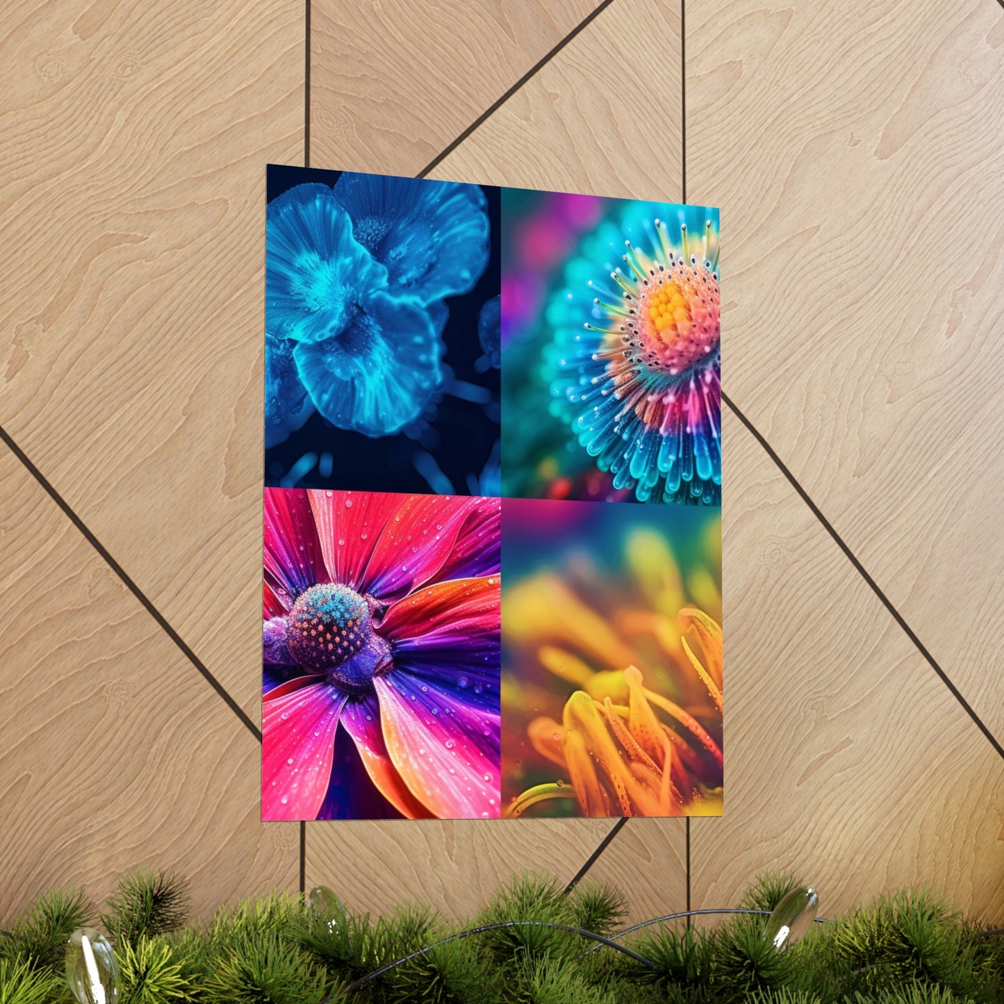 Premium Matte Vertical Posters Macro Life Photo 1