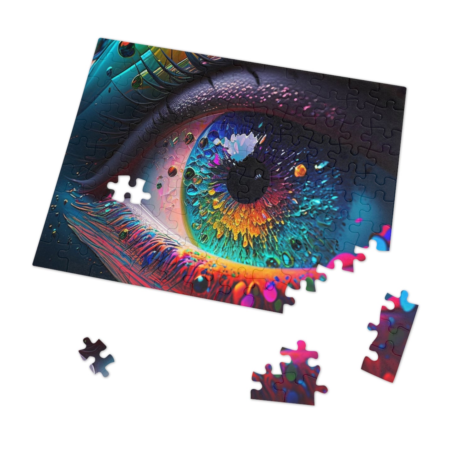 Jigsaw Puzzle (30, 110, 252, 500,1000-Piece) Macro Eye Photo 3