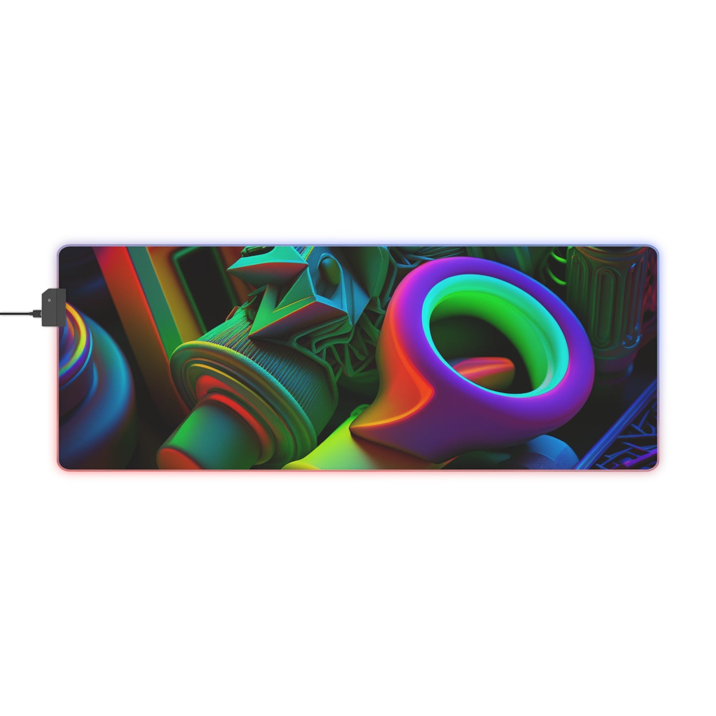 LED Gaming Mouse Pad Neon Glow 2