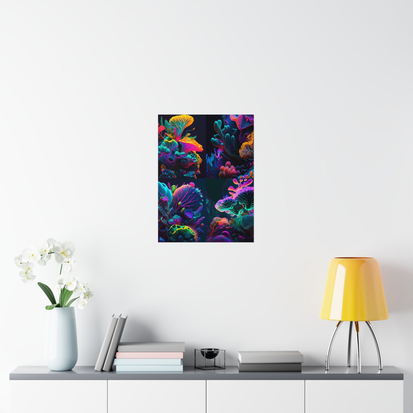 Premium Matte Vertical Posters Macro Coral Reef 5