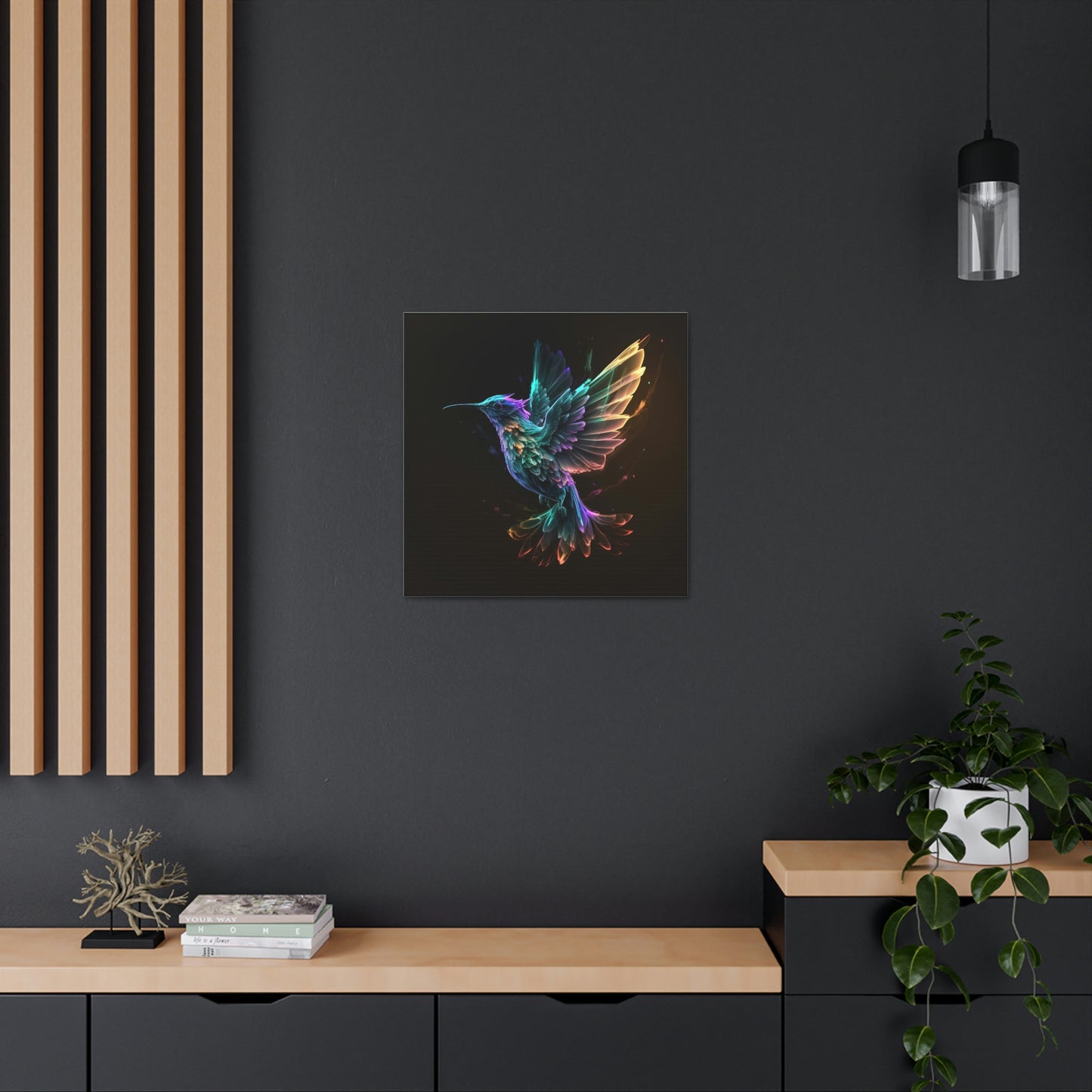 Hummingbird florescent glow