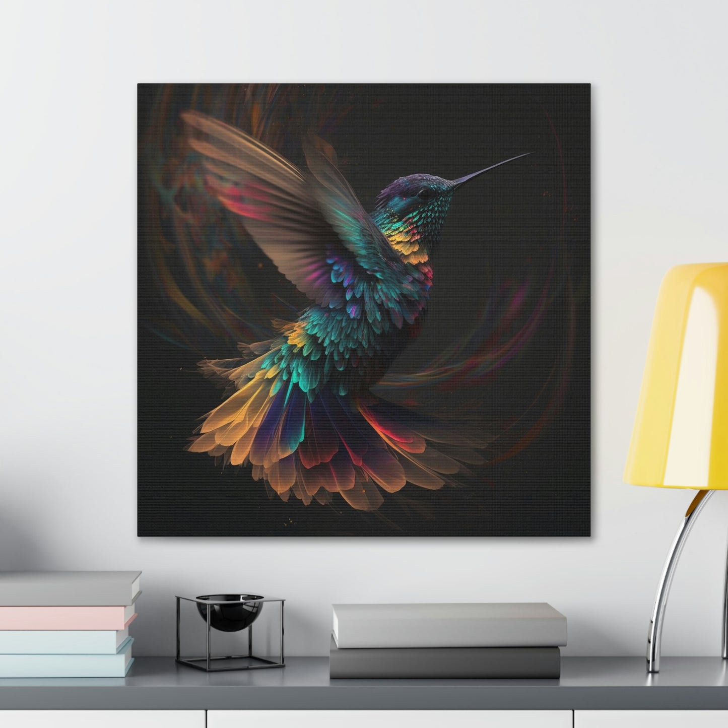 colorful hummingbird flair florescent