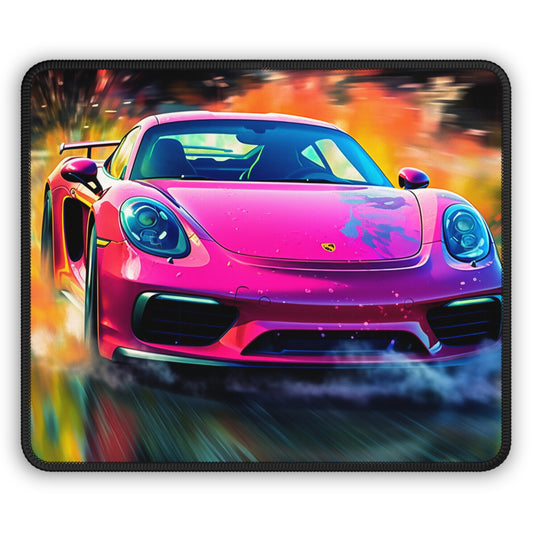 Gaming Mouse Pad  Pink Porsche water fusion 4