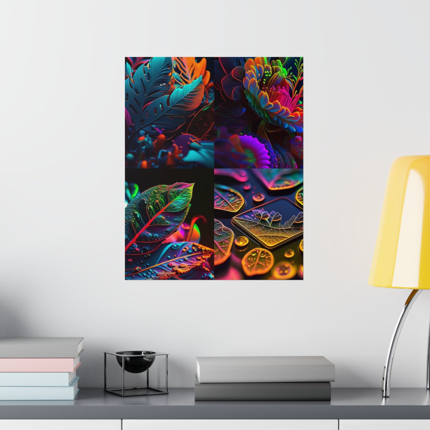 Premium Matte Vertical Posters Macro Florescent 5