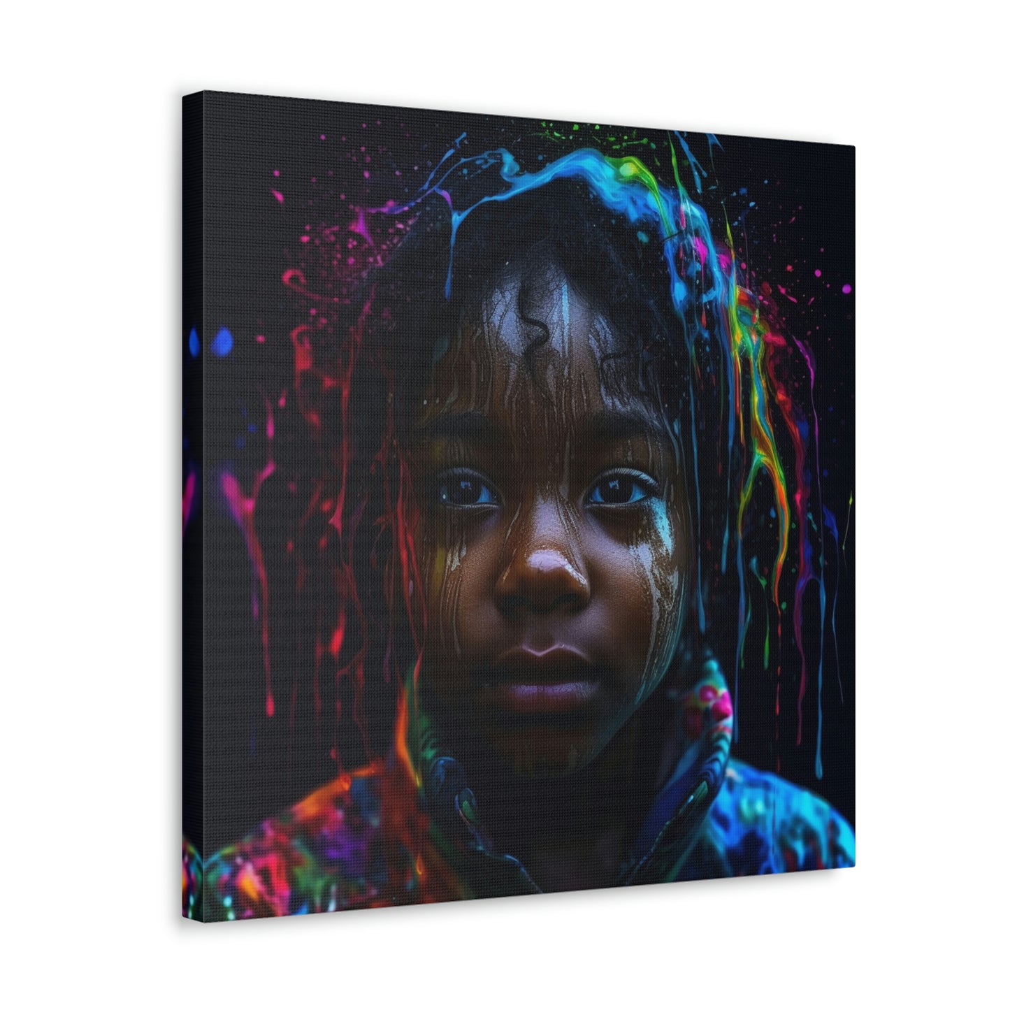 Canvas Gallery Wraps Kid Color Rain 4