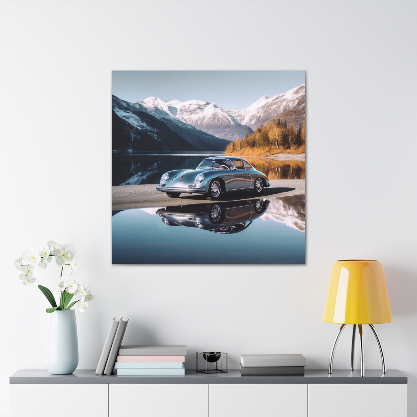 Canvas Gallery Wraps Porsche Lake 1