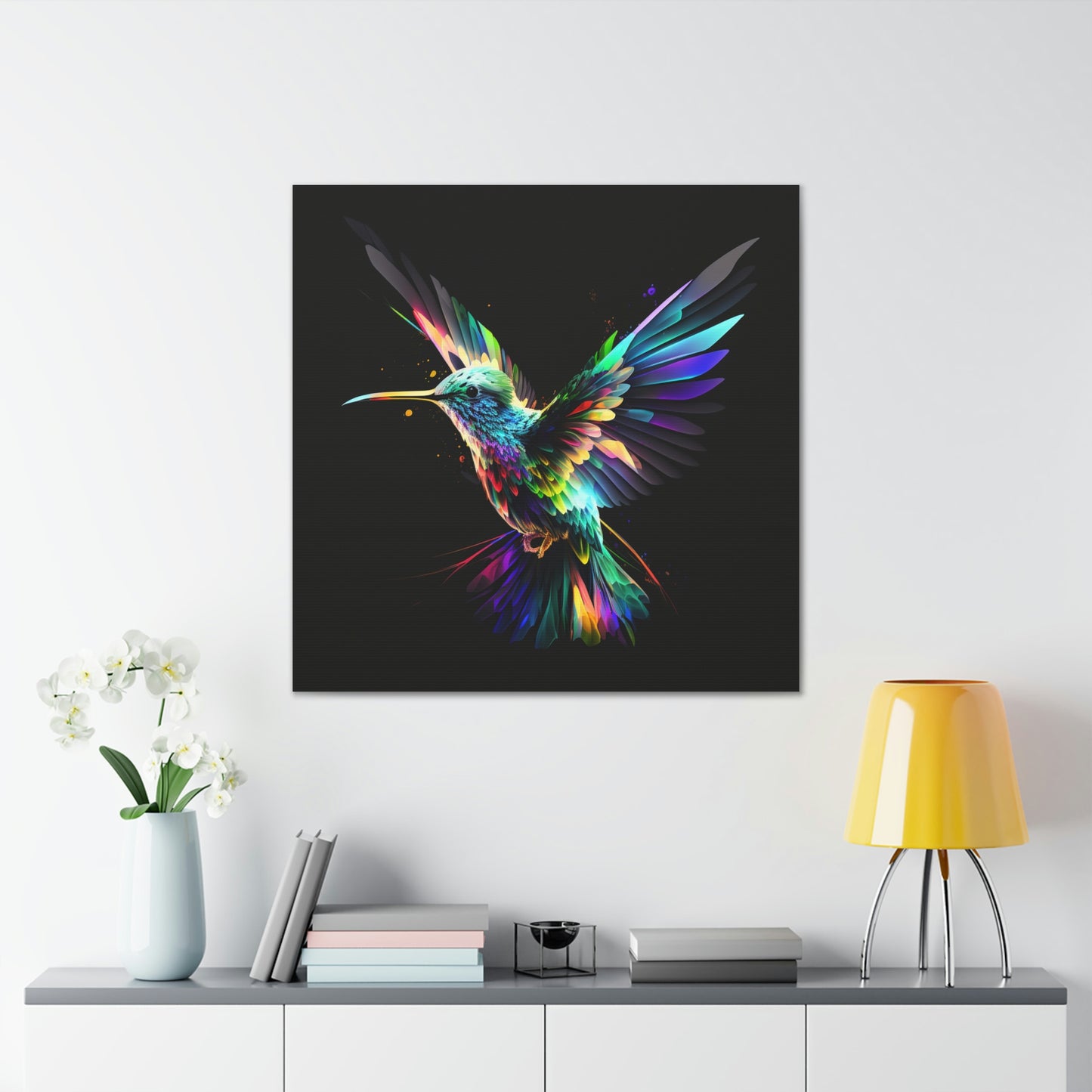 Hummingbird florescent glow