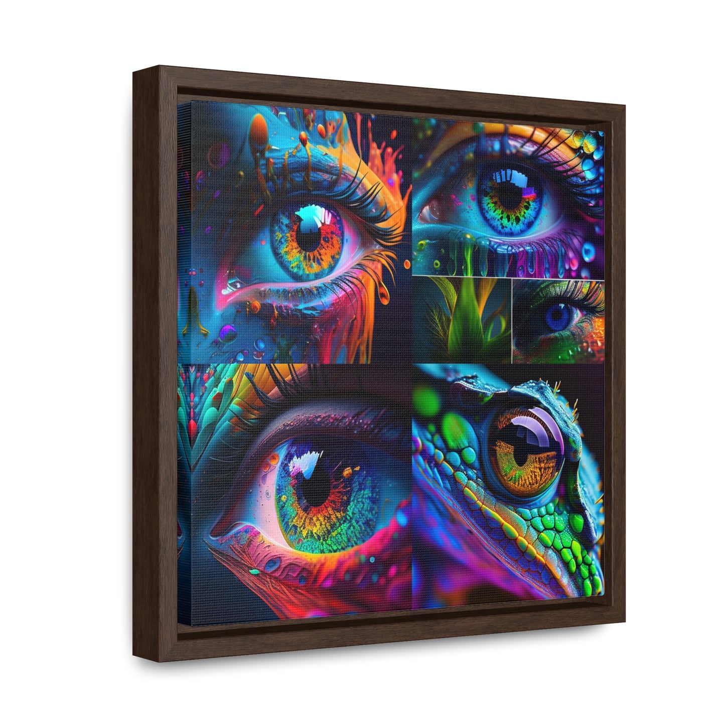 Gallery Canvas Wraps, Square Frame Macro Eye Photo 5