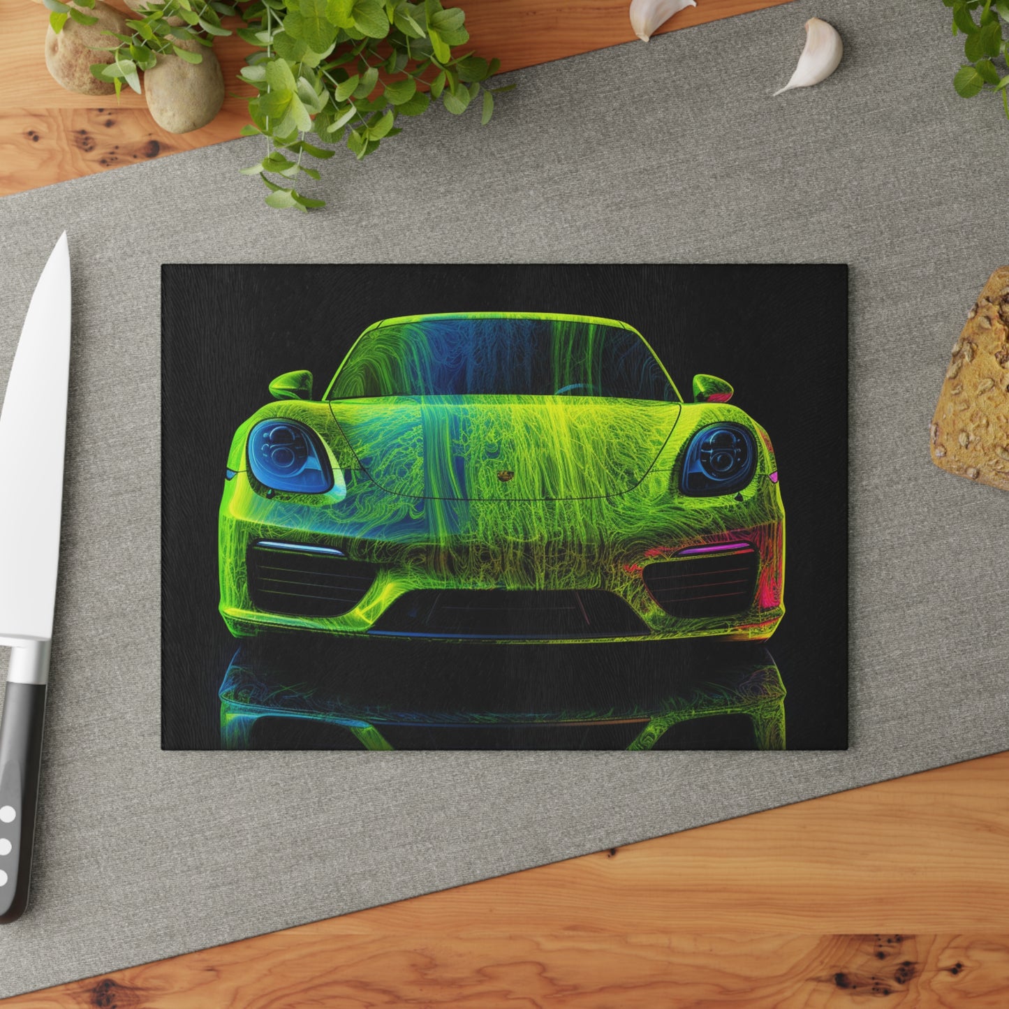 Glass Cutting Board Porsche Flair 3