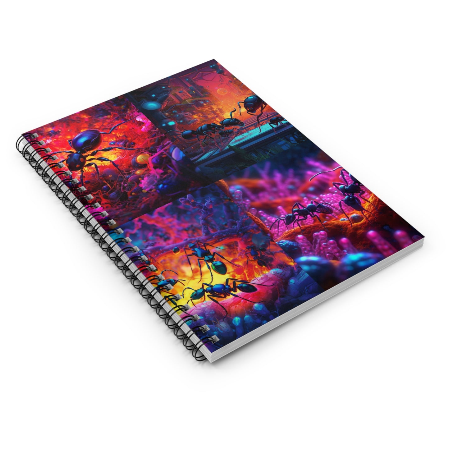 Spiral Notebook - Ruled Line Ants Home 5