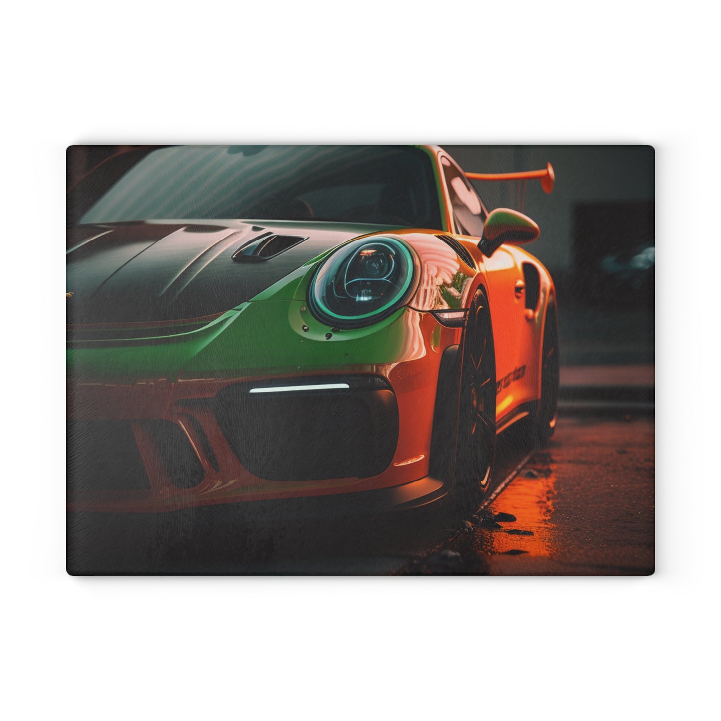 Glass Cutting Board porsche 911 gt3 2