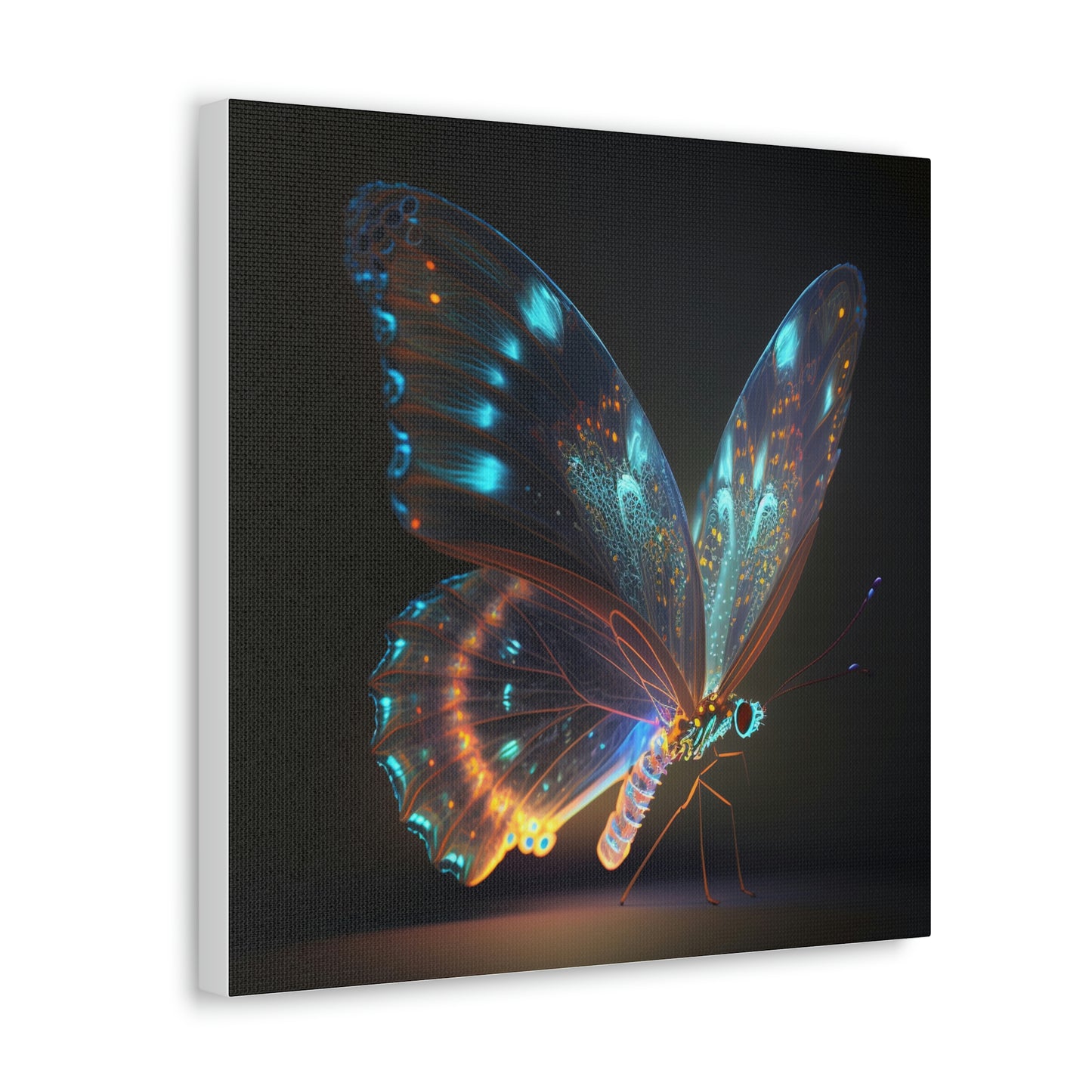 Butterfly neon glow